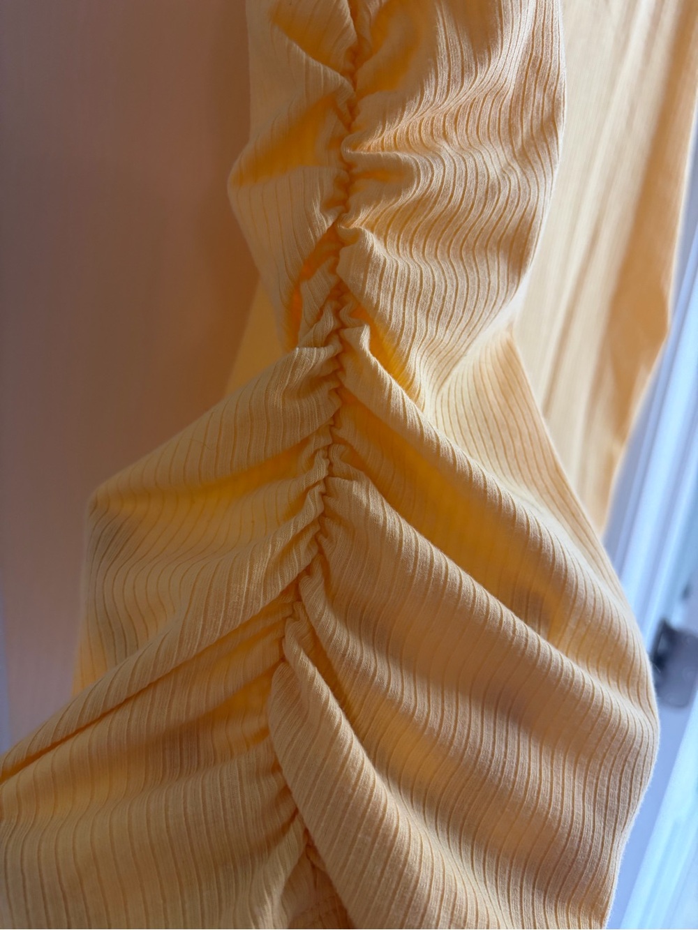 torrid Yellow Ribbed Scoop Tank - Picture 2 of 2